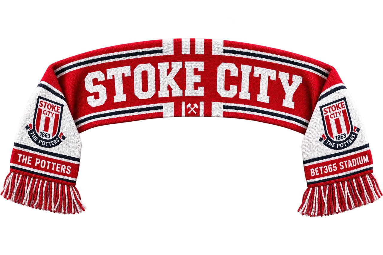 Illustrative Stoke City scarf