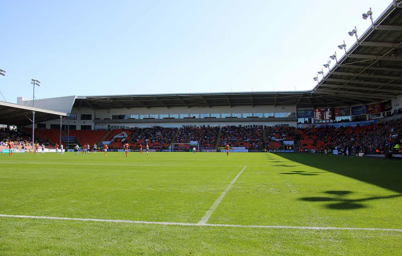 Bloomfield Road, home of Blackpool
