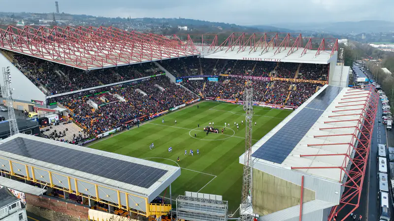 Mbanq Valley Parade, home of Bradford City
