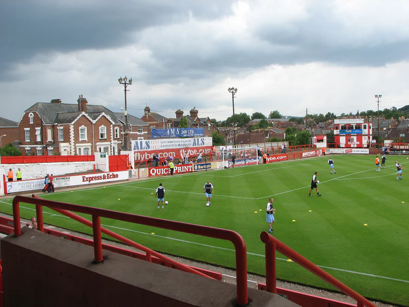 St James Park, home of Exeter City