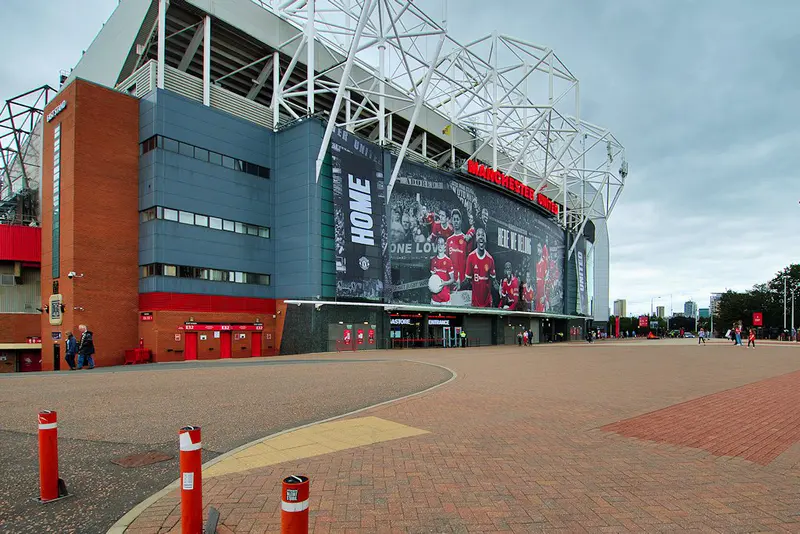 Old Trafford, home of Manchester United