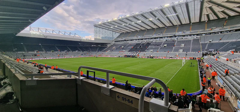 St. James' Park, home of Newcastle United