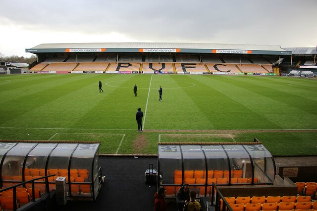 Railway Stand at Vale Park