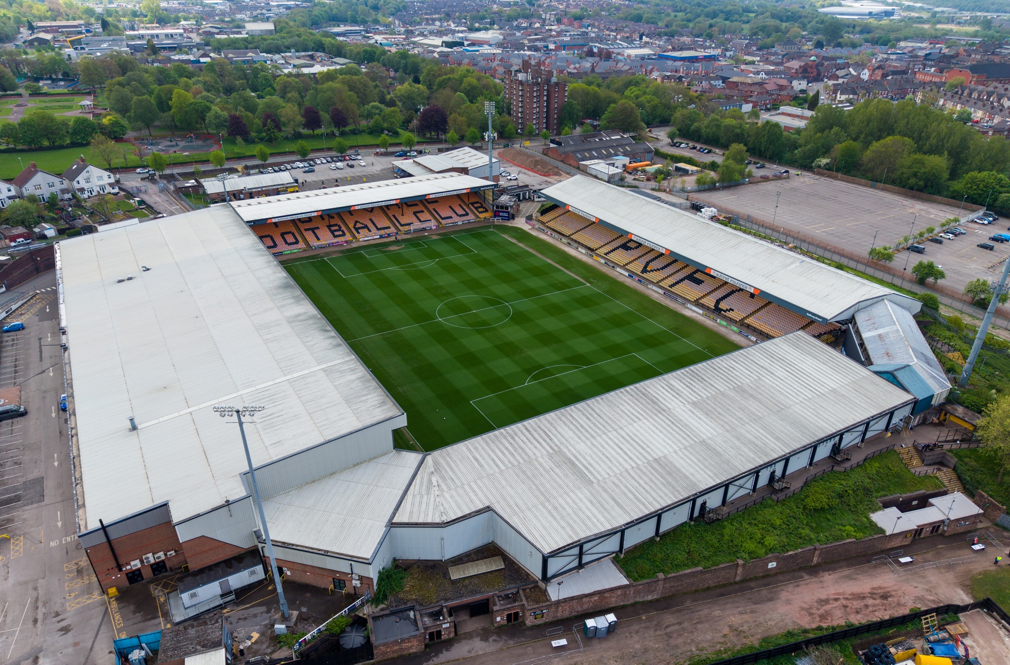 Hero · Vale Park · Existing curated stadium asset · Existing curated asset