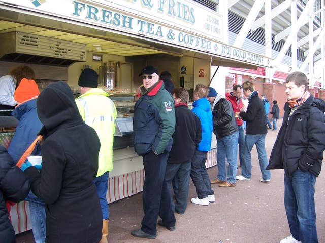 Burger Bar at Britannia Stadium, Stoke-on-Trent - geograph.org.uk - 736000.jpg