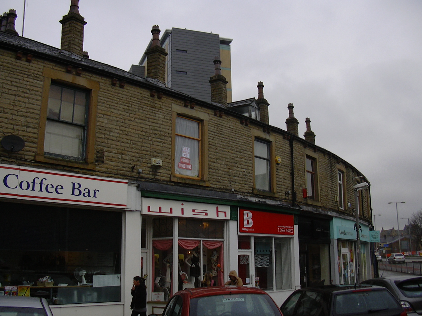 Shops, Keirby Walk, Burnley, Lancashire BB11 2DE - geograph.org.uk - 1726628.jpg · robert wade · CC BY-SA 2.0