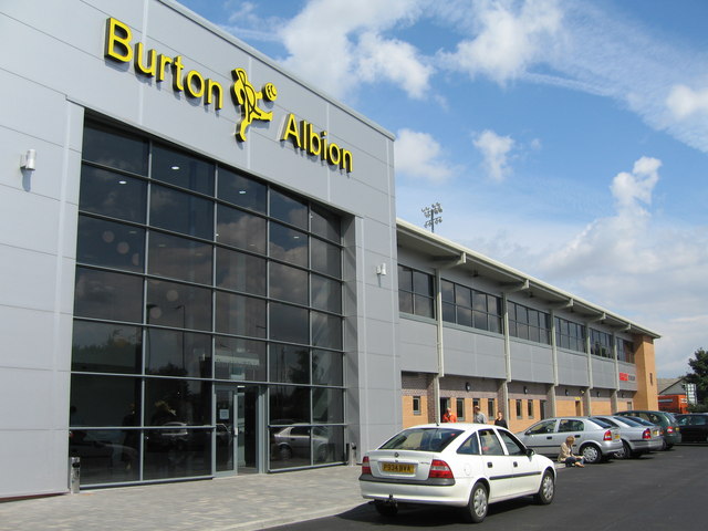 Burton Albion FC, Pirelli Stadium, Burton upon Trent, Staffordshire · Alan Slater · CC BY-SA 2.0