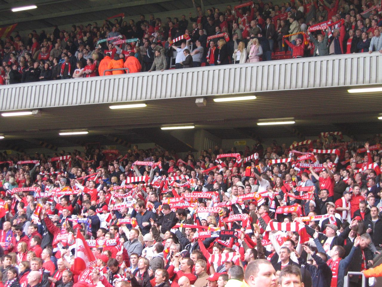 You'll Never Walk Alone v Everton.jpg · Nigel Wilson · CC BY 2.0