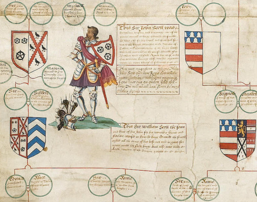 SirJohnScott Died1485 OfScot'sHall Kent.png · Unknown author Unknown author · Public domain