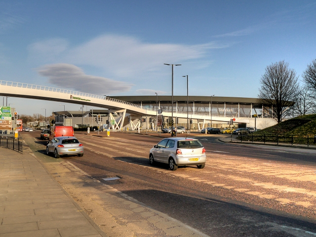 Ashton New Road, Footbridge and Academy Stadium · David Dixon · CC BY-SA 2.0