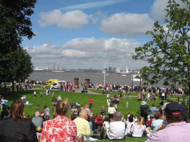 Watching the Tall Ships from Vale Park · Sue Adair · CC BY-SA 2.0