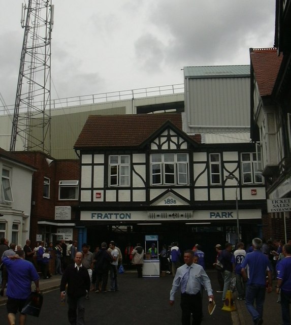 Entrance to Fratton Park (Frogmore Road) · adrian · CC BY-SA 2.0