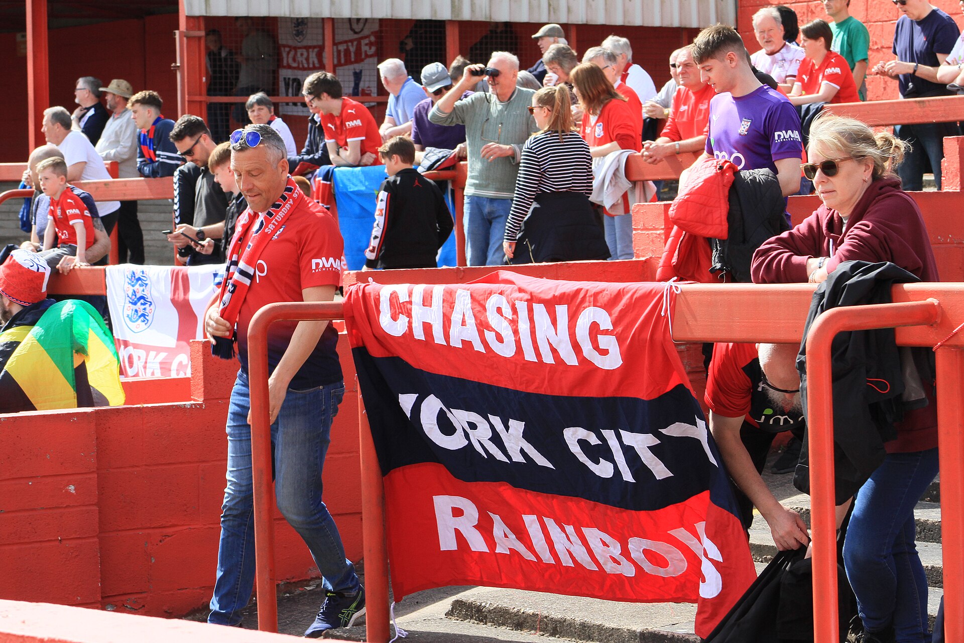 18 York City supporters at Alfreton Town (52014160254).jpg · Bill Wheatcroft · CC BY 2.0